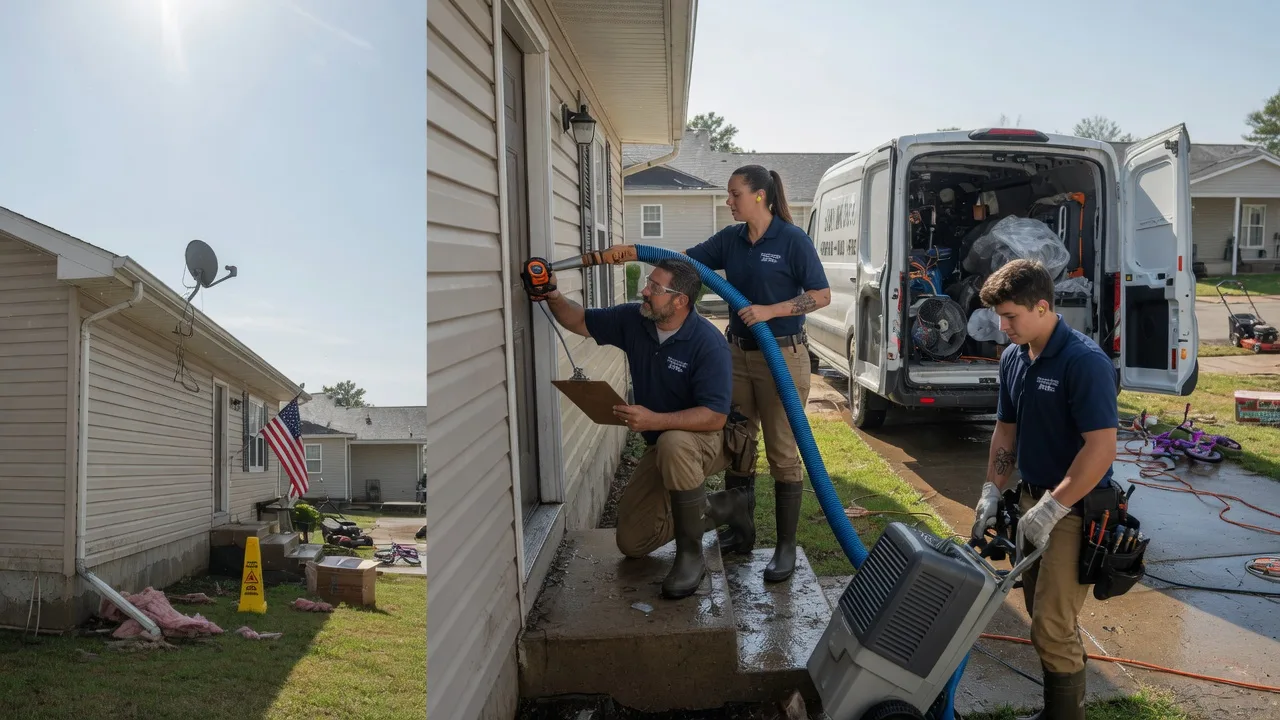 Ceiling Water Damage Restoration in Pleasant Hill, LA near me